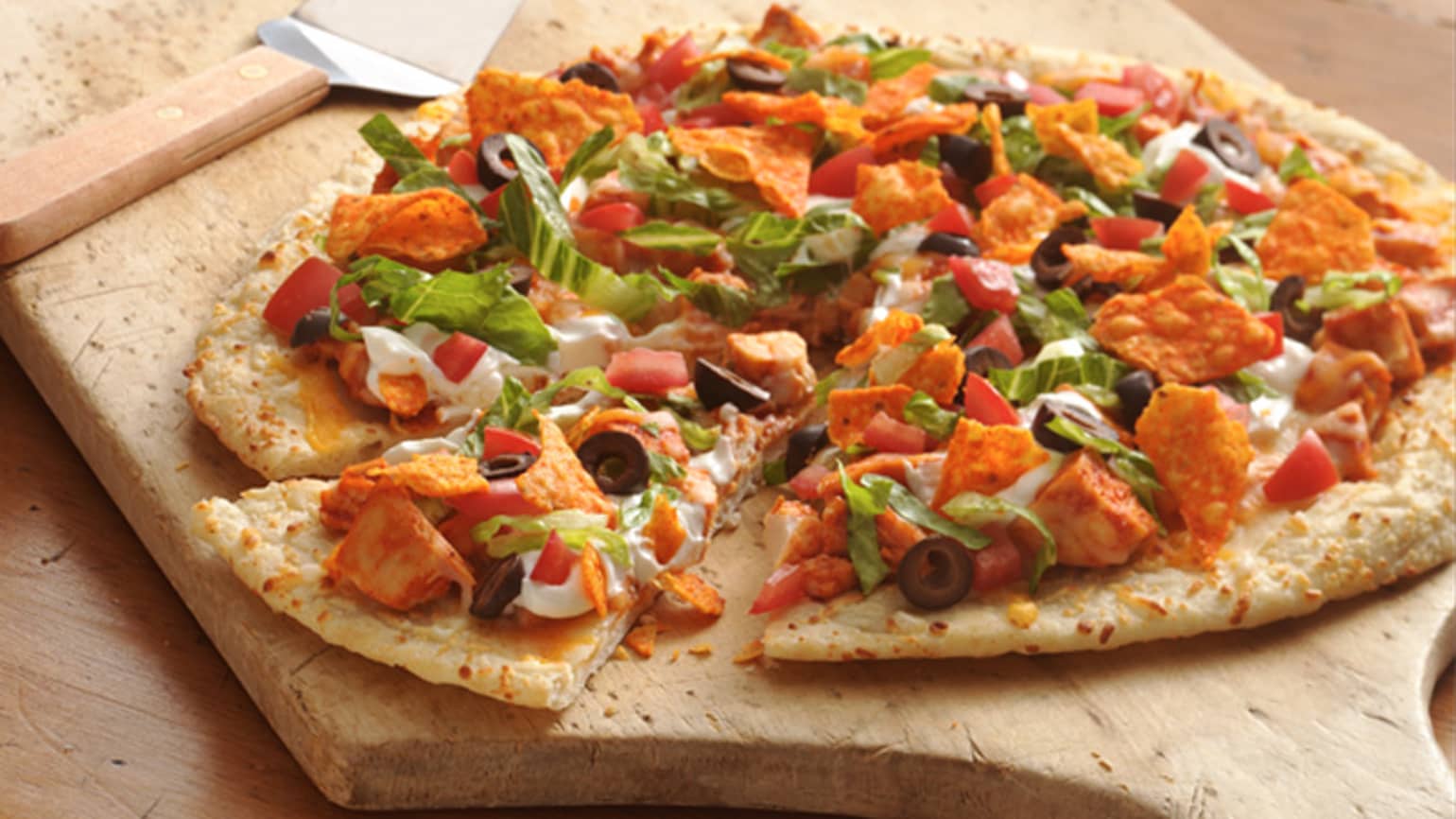 Chicken Taco Pizza 